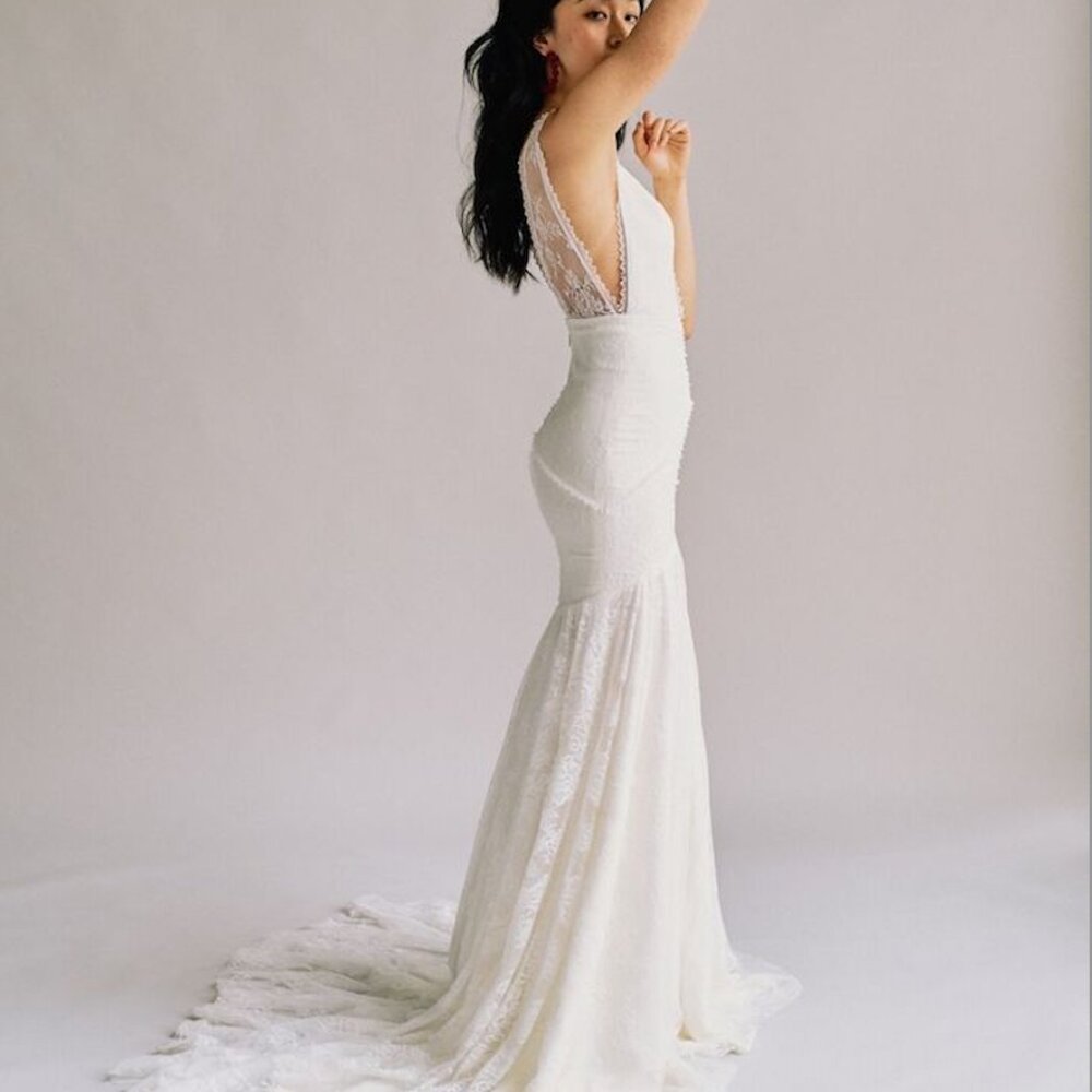 NWT - Women's Cartier by Laudae Wedding Dress (Sample - Size 8) - Picture 2 of 11